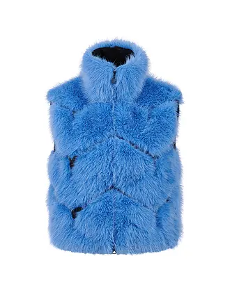 SPORTALM | Damen Weste Fake Fur | blau